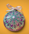 Hand Painted Purple Ornament