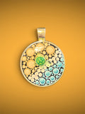 Hand-Painted Beach-Themed Pendant