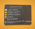 Bumble Bee Color Palette Card