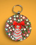 Hand Painted Cake Keychain