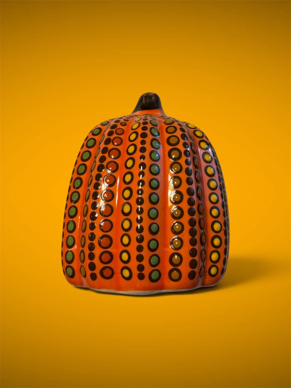 Hand Painted Ceramic Pumpkin
