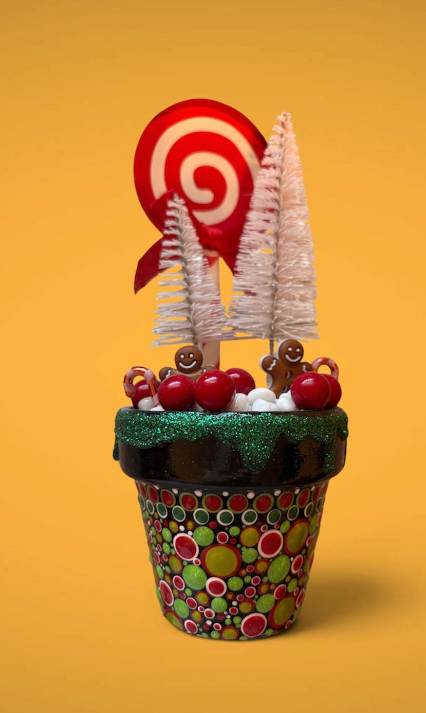 Handmade Christmas Pot