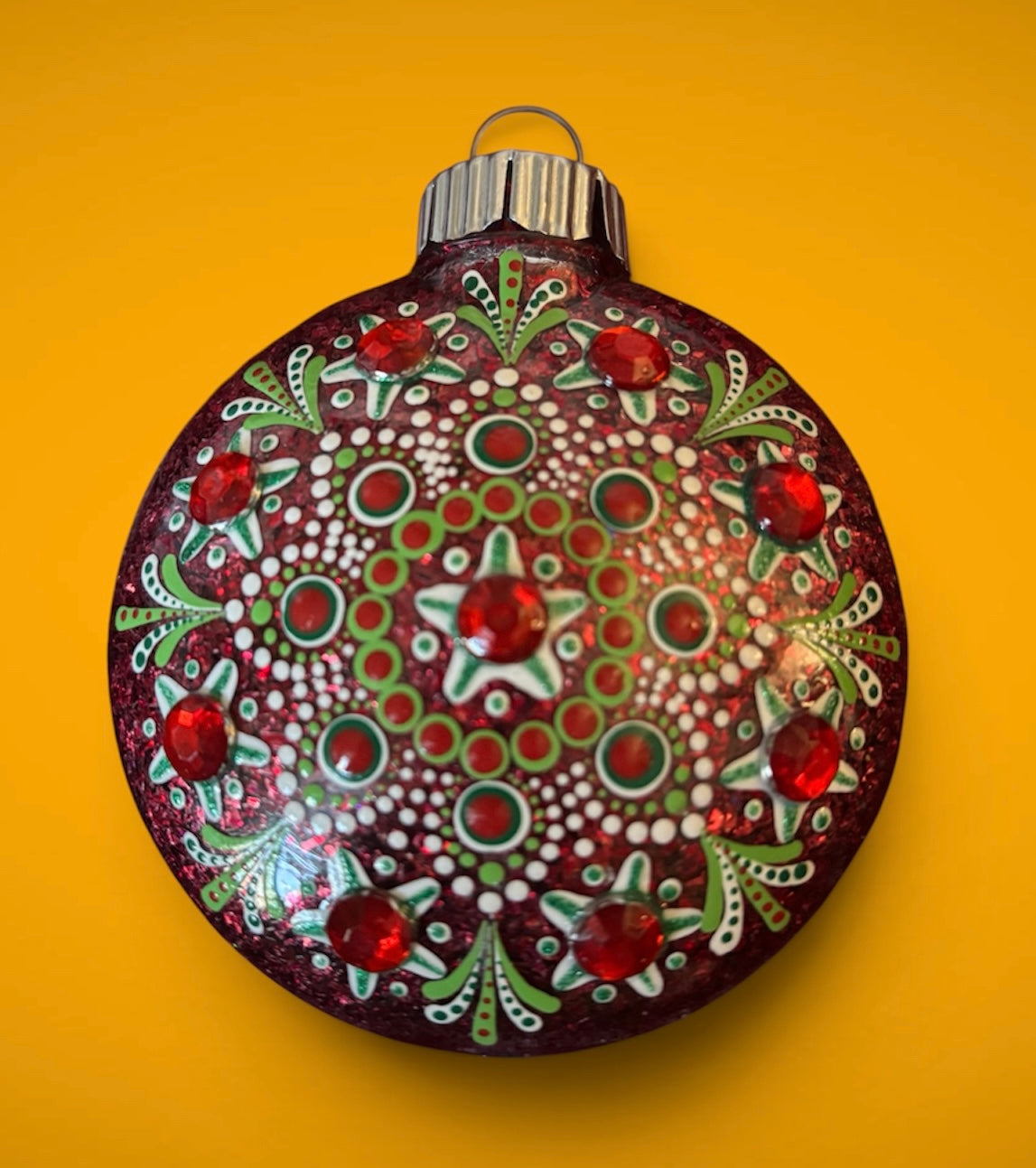 Hand Painted Classic Christmas Ornament