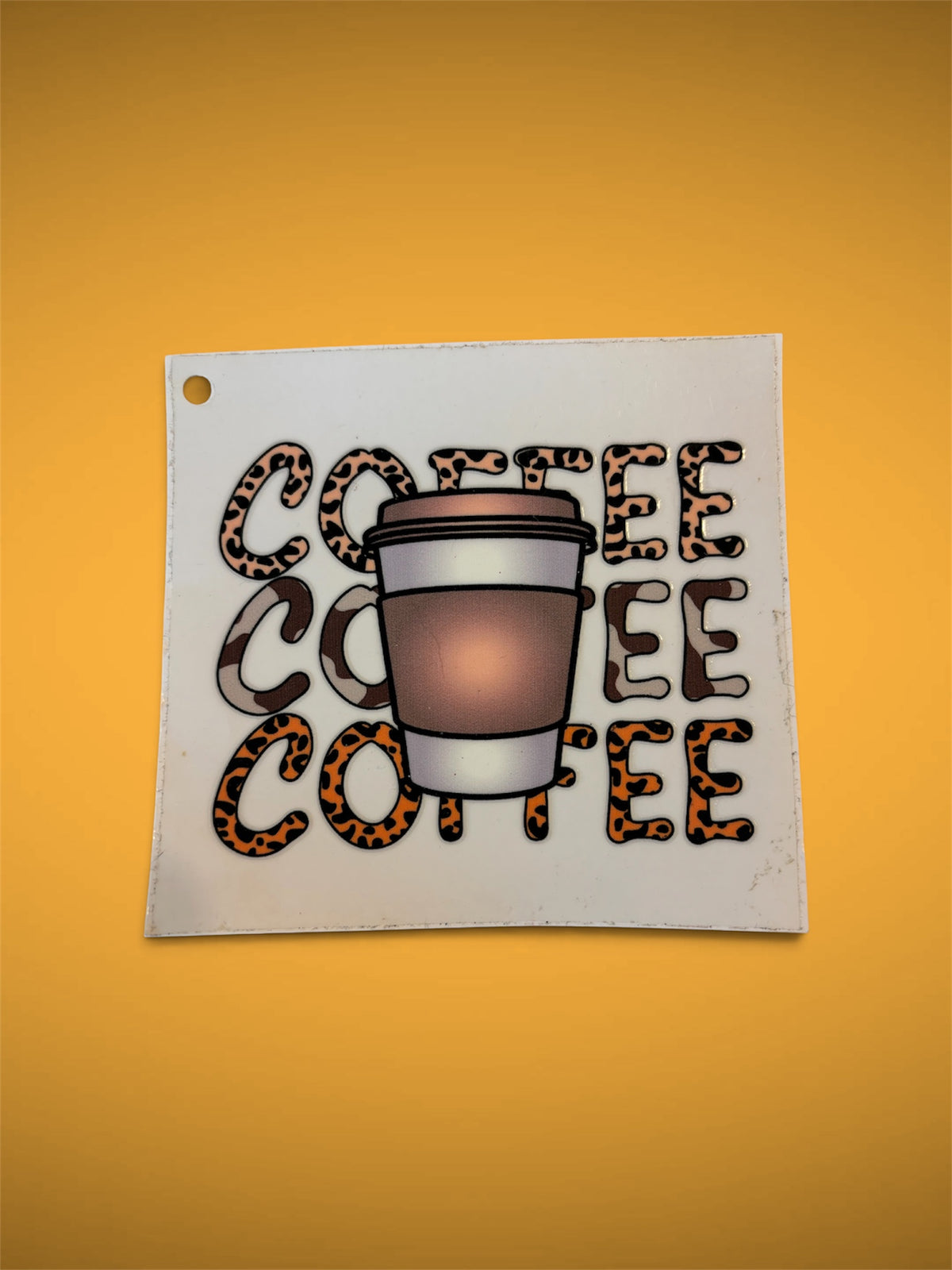 Coffee UV DTF Decal