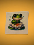 Cute Frog UV DTF Decal