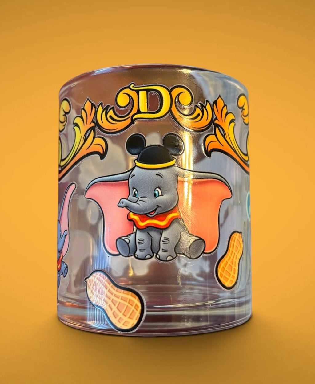 Dumbo Stash Jar w/ Hand Painted Lid
