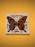 Find Your Wings and Soar Butterfly UV DTF Decal