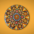 Hand Painted Colorful Ceramic Coaster