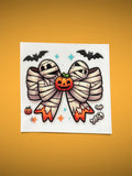 Mummy Bow UV DTF Decal