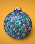 Hand Painted Peacock Vibes Ornament