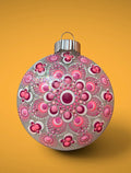 Hand Painted Pink Ornament