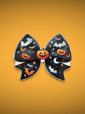 Pumpkin & Ghost Bow UV DTF Decal