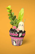 Hand-Painted Cute Ghost Pot