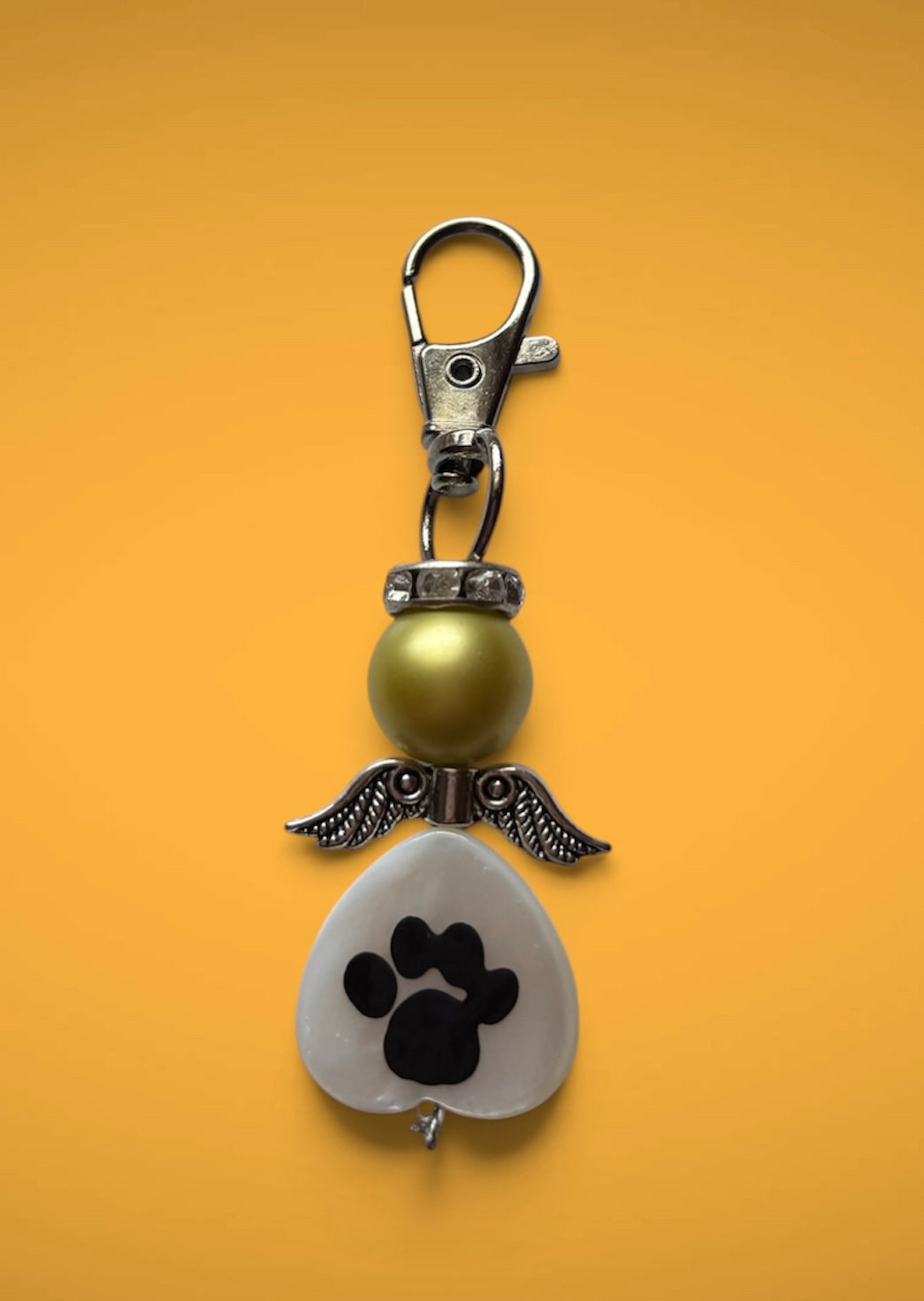 Angel Wings Pet Keychain
